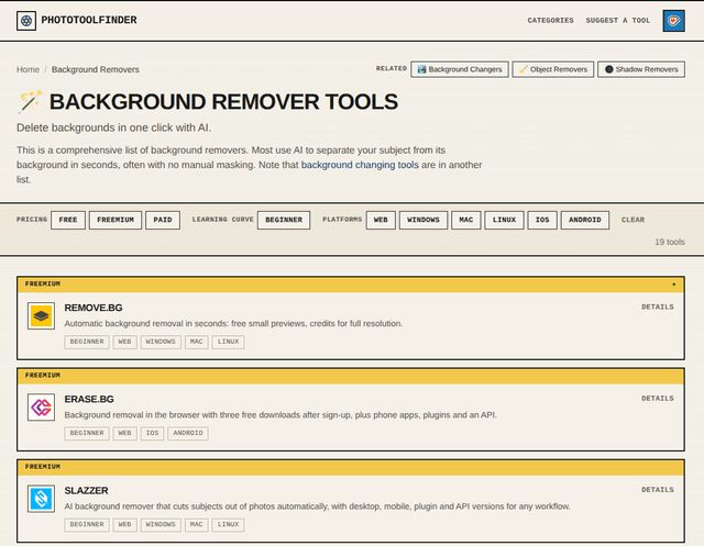 PhotoToolFinder screenshot 3