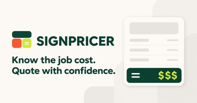 SignPricer screenshot 1