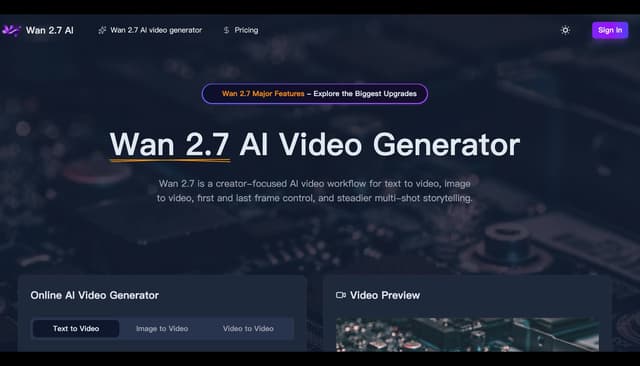 Wan 2.7 screenshot 1