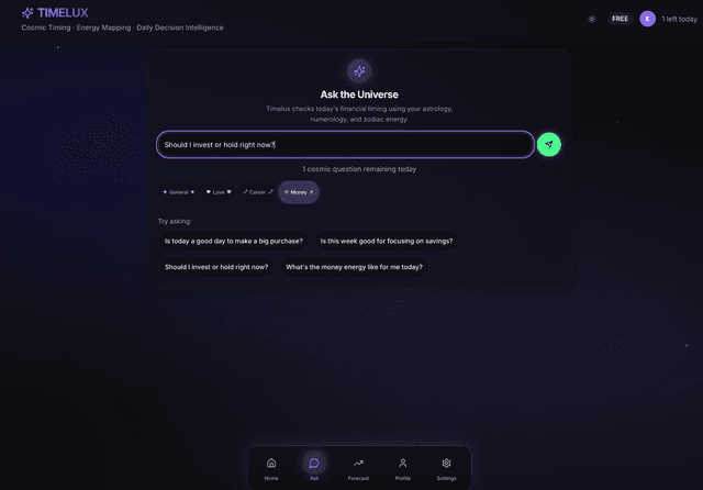 Timelux.life screenshot 2