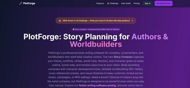 PlotForge screenshot 1