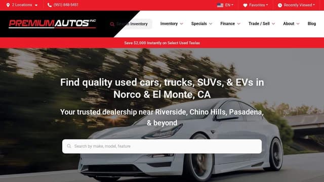 Premium Autos screenshot 1