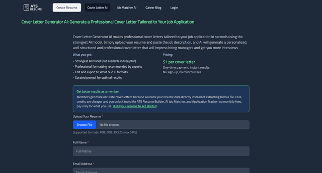 ATS Resume Builder screenshot 4