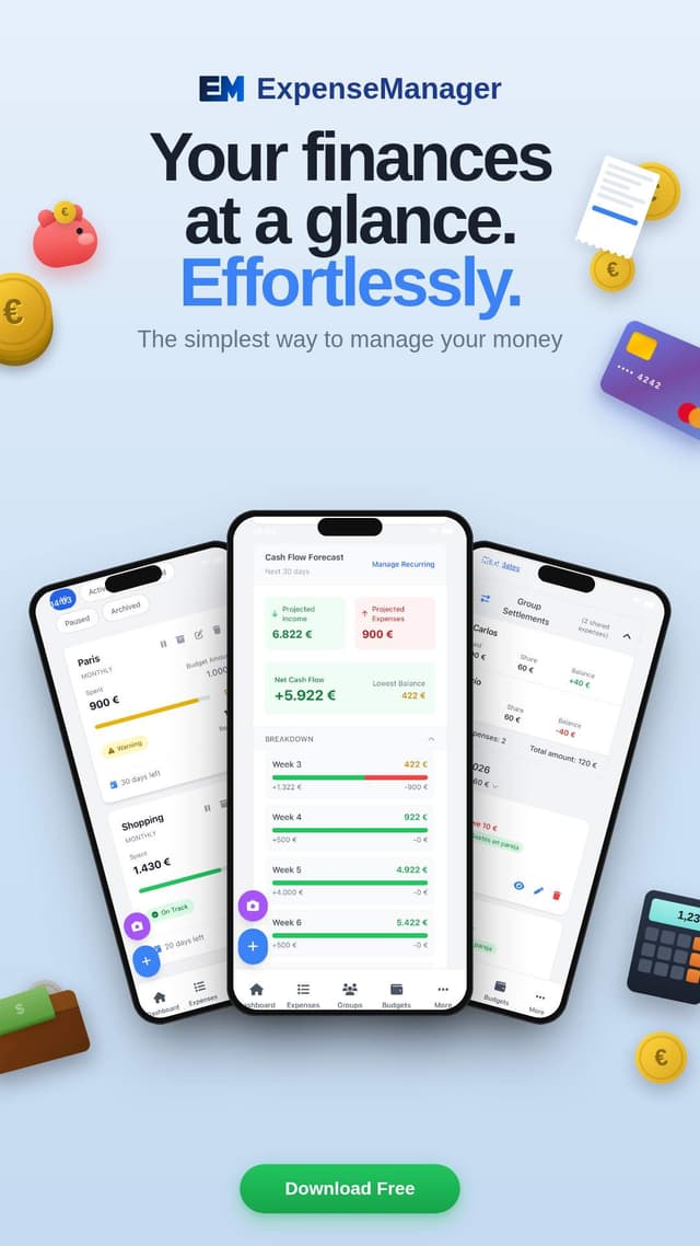 ExpenseManager screenshot 1