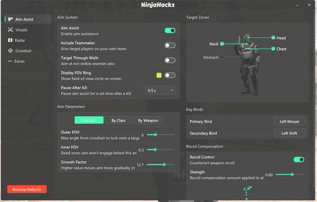 NinjaHackz CS2 Cheat screenshot 2