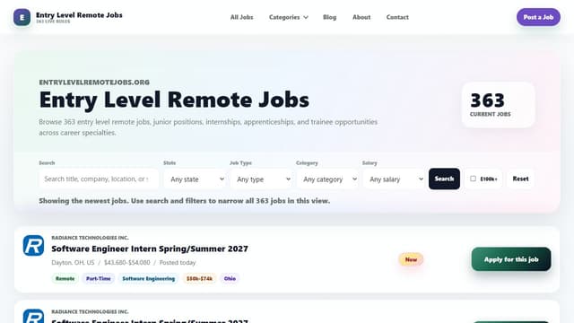 Entry Level Remote Jobs screenshot 1