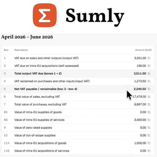 Sumly.cy screenshot 1
