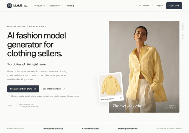 ModelSnap screenshot 1