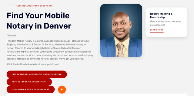 Freedom Mobile Notary & Colorado Apostille Services LLC screenshot 1