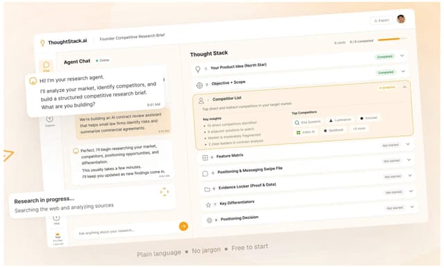 ThoughtStack.ai screenshot 1
