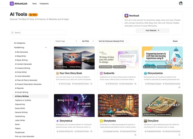 AIHuntList - Best AI Products Directory & AI Tools List screenshot 3