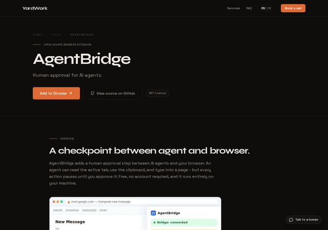 AgentBridge screenshot 1