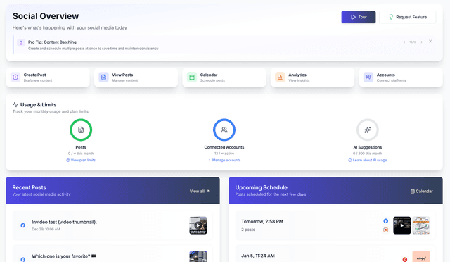 SocialCal - Schedule Posts Across All Social Media Platforms screenshot 2