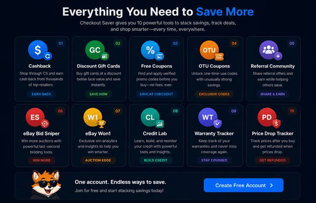 Checkout Saver screenshot 2