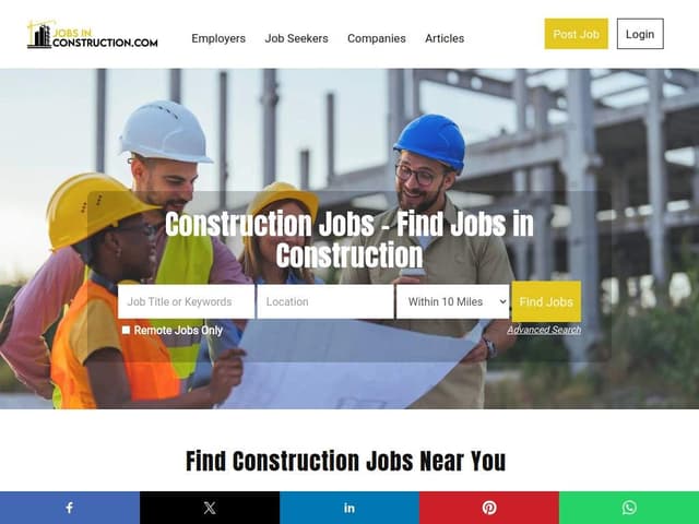 JobsInConstruction screenshot 1