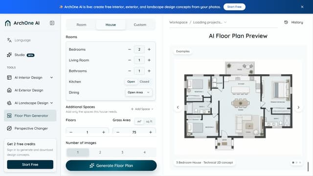 AI Floor Plan Generator screenshot 2