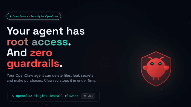 Clawsec.bot screenshot 1