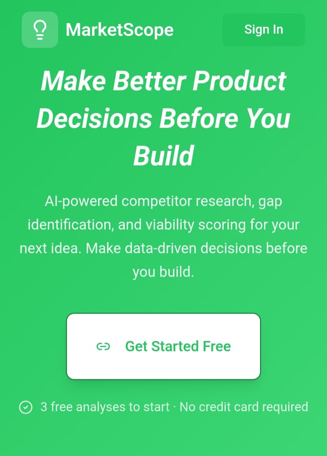 MarketScope screenshot 2