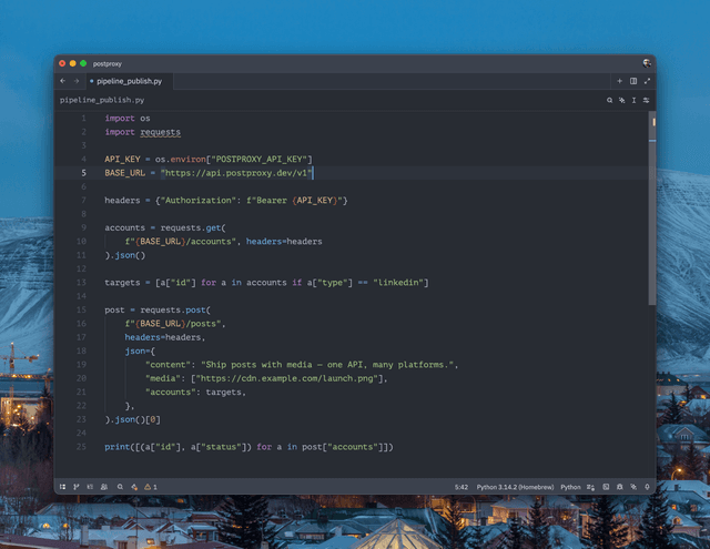 Postproxy screenshot 5