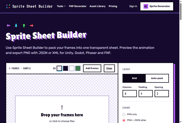 Sprite Sheet Builder screenshot 1