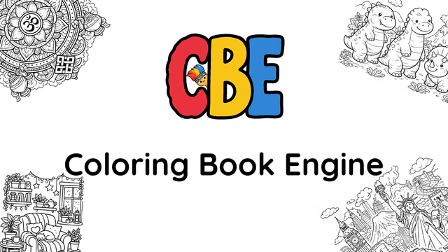 Coloring Book Engine - AI-Powered Coloring Book Creation screenshot 1