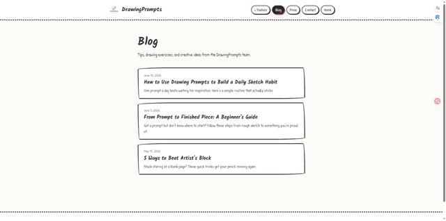 ai drawing prompts generator screenshot 2