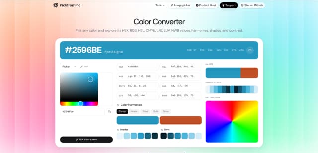Image Color Picker - pickfrompic screenshot 2