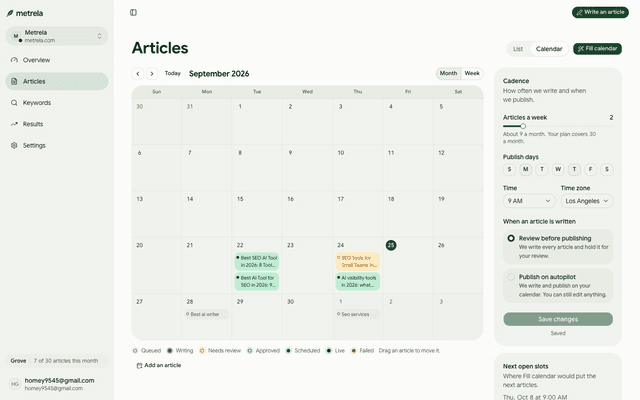 Metrela screenshot 3