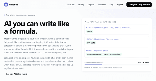 Wisegrid screenshot 3