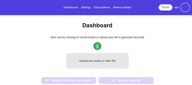Myspeechaudify screenshot 2