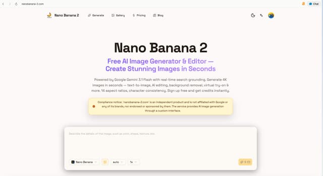 Nano Banana 2 screenshot 1