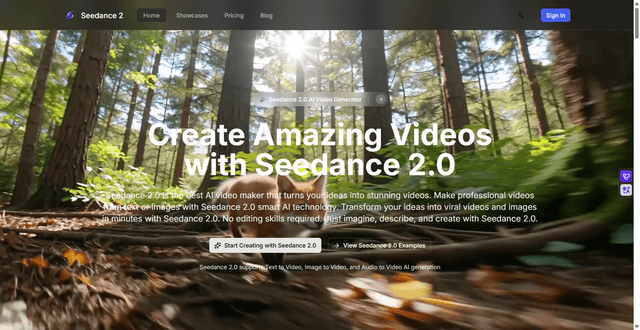 Seedance 2.0 AI Video Generator screenshot 2