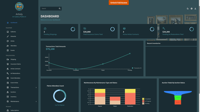 Artioly screenshot 1