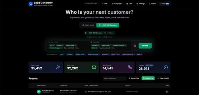 Getlead screenshot 1