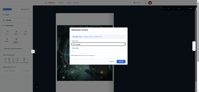 FlipFlow turns PDF, Word, and images into flipbooks. screenshot 4