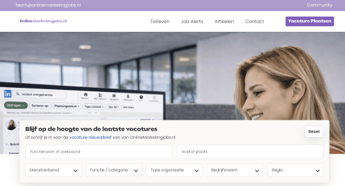 OnlineMarketingjobs.nl screenshot 2