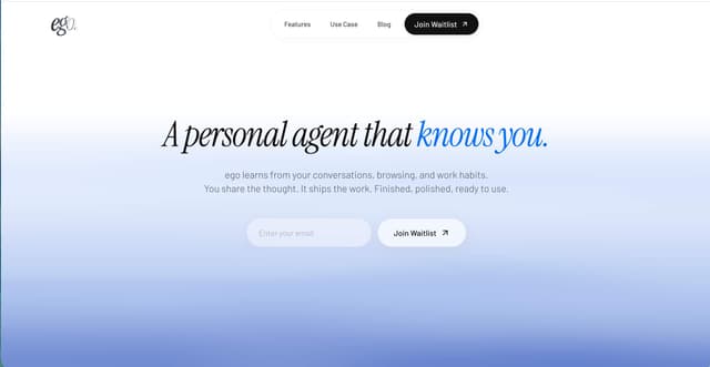 personal agent screenshot 1
