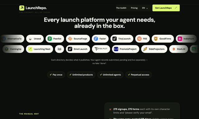 LaunchRepo screenshot 3