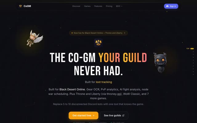 Co-GM screenshot 1