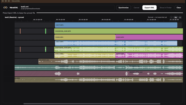 WaveXML screenshot 1