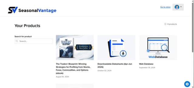 SeasonalVantage screenshot 1