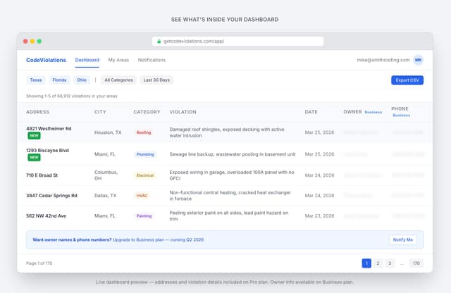 GetCodeViolations screenshot 1