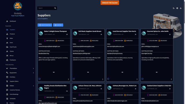Grubzly screenshot 2