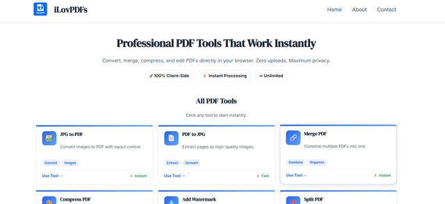 iLovPDFs screenshot 1