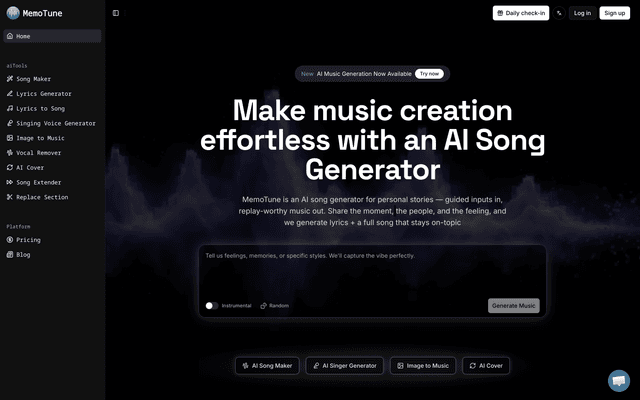 MemoTune screenshot 1