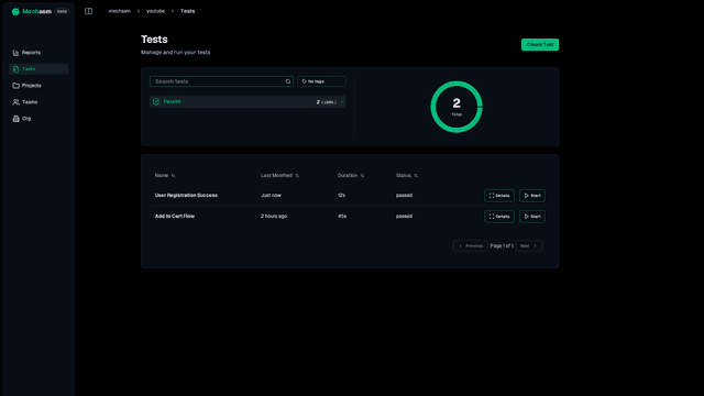Mechasm - AI-Powered Self-Healing Test Automation screenshot 5