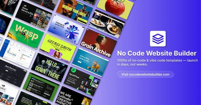 No Code Website Builder screenshot 1
