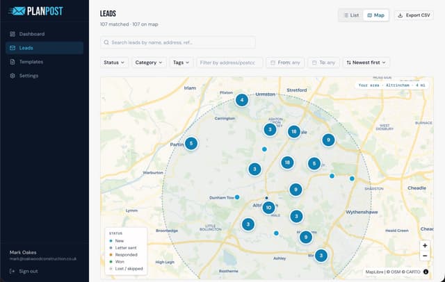 PlanPost screenshot 1