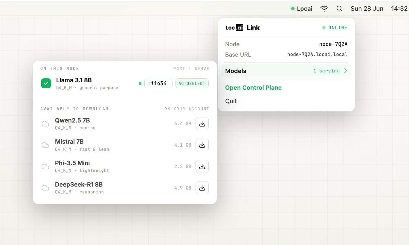 Locai screenshot 1
