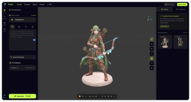 Trify3D — AI Image & Text to 3D Model Generator screenshot 2